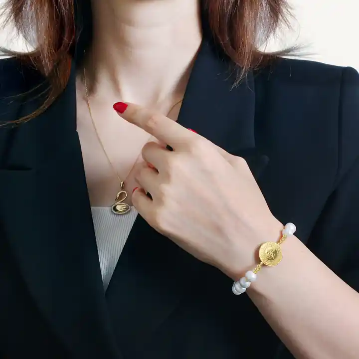 Ziynet Çeyrek Liralı İnci Bileklik