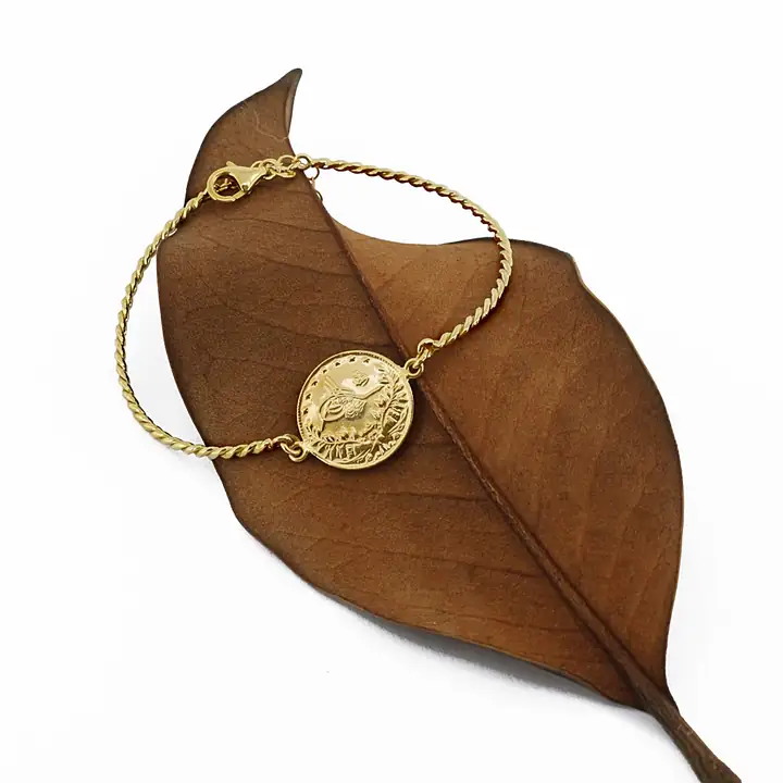 Reşat Yarım Liralı Burgulu Bileklik