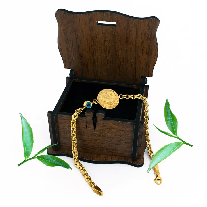 Reşat Çeyrek Liralı Nazar Boncuklu Bileklik