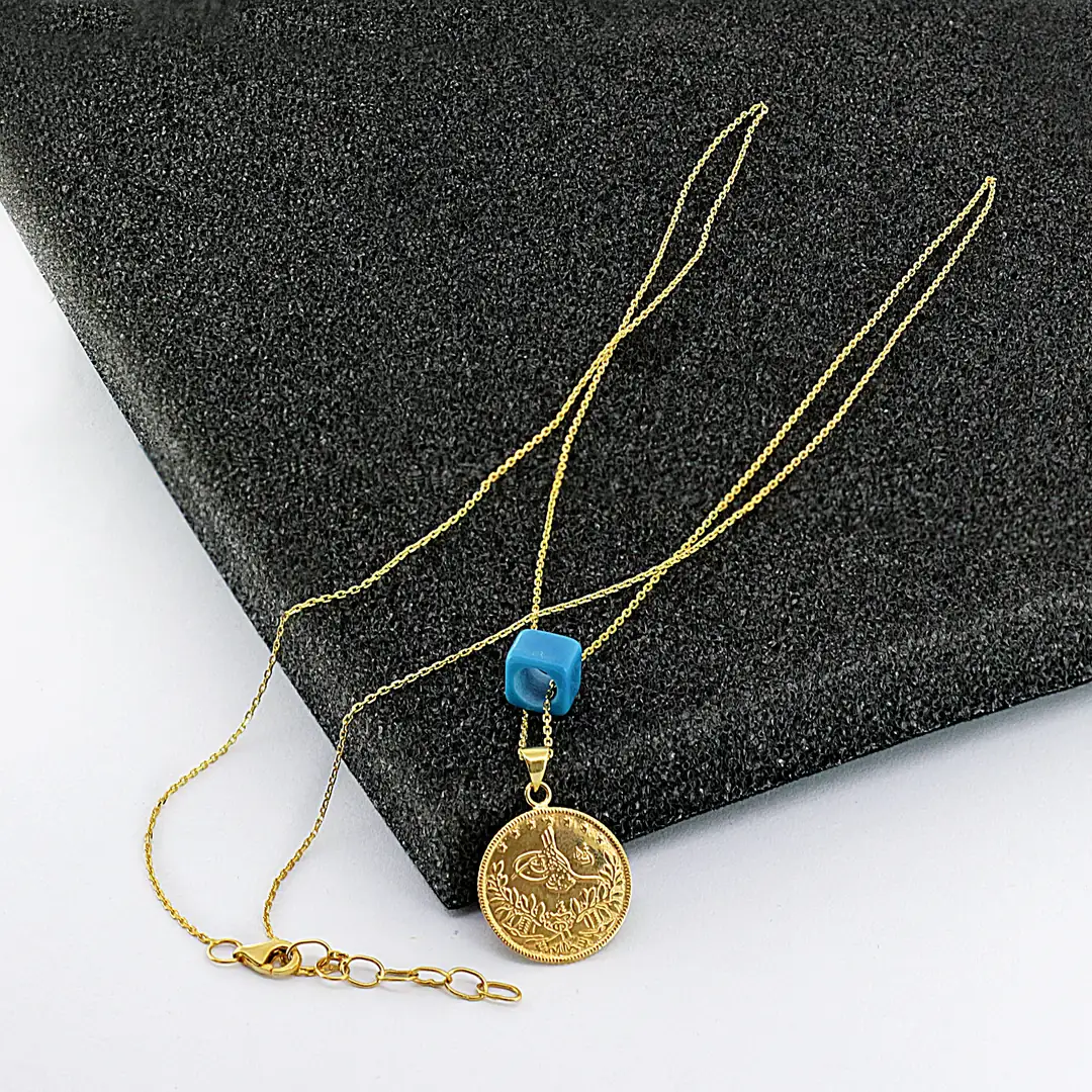 Reşat Half Lira Coin Chain Necklace