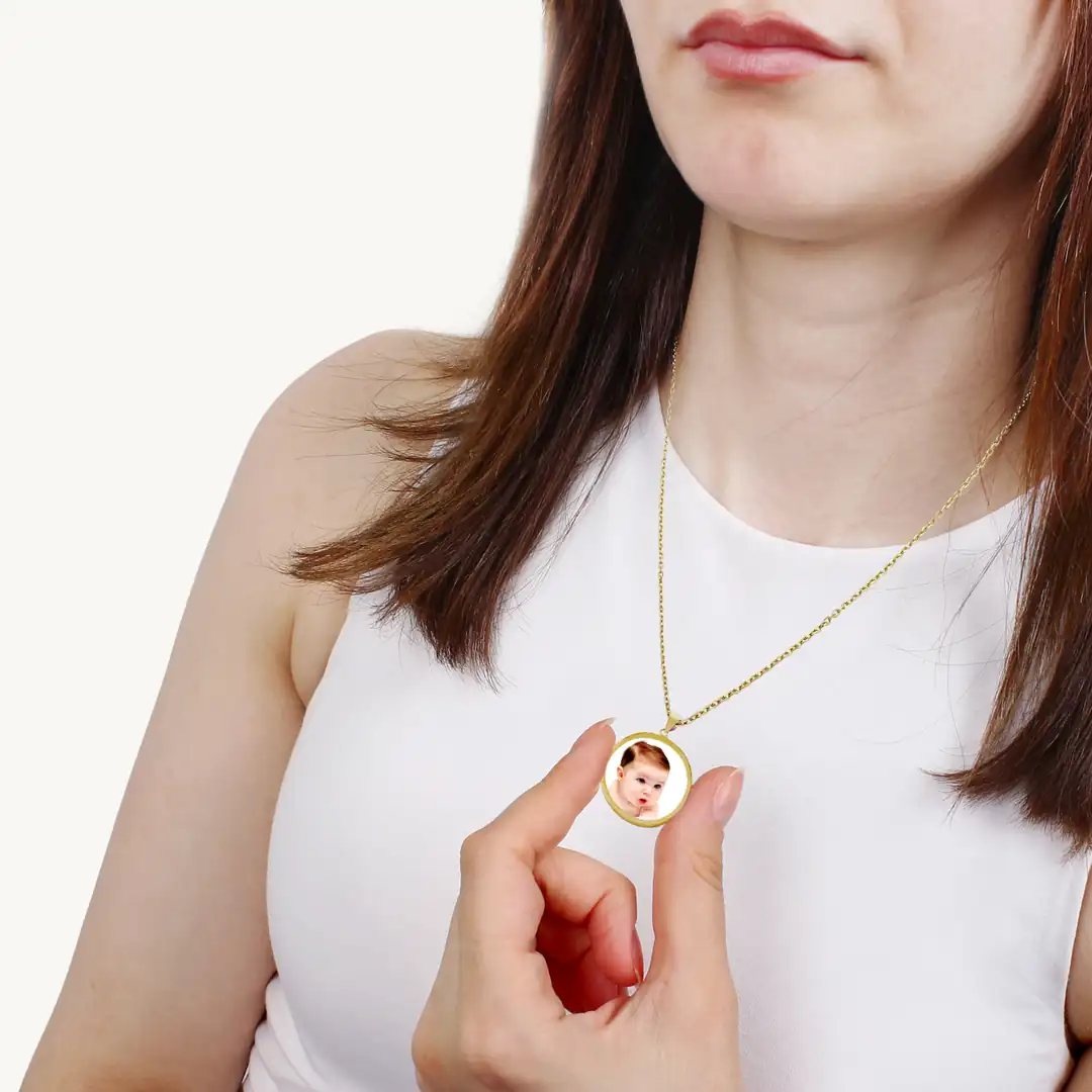 Resimli Necklace