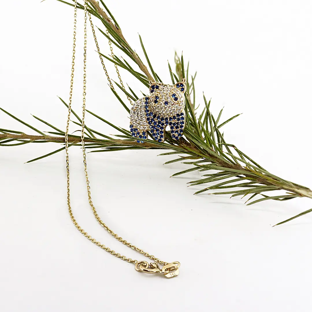 Panda Gold Necklace
