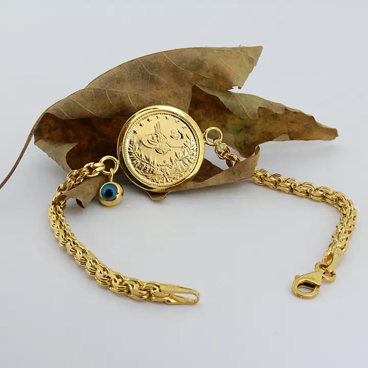 Reşat Yarım Liralı Nazar Boncuklu Bileklik