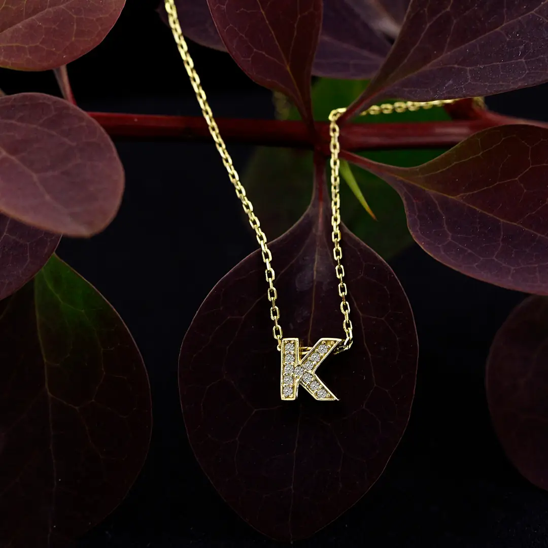 Initial Gold Necklace