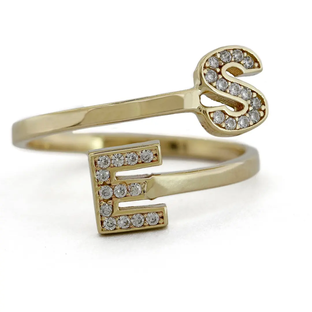 Personalized Initial Gold Ring