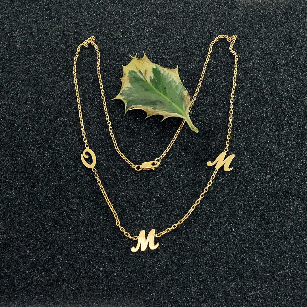 Initial Gold Necklace