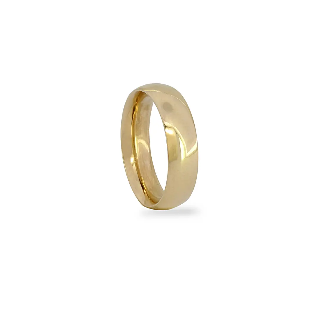 Klasik Plain Gold Wedding Ring