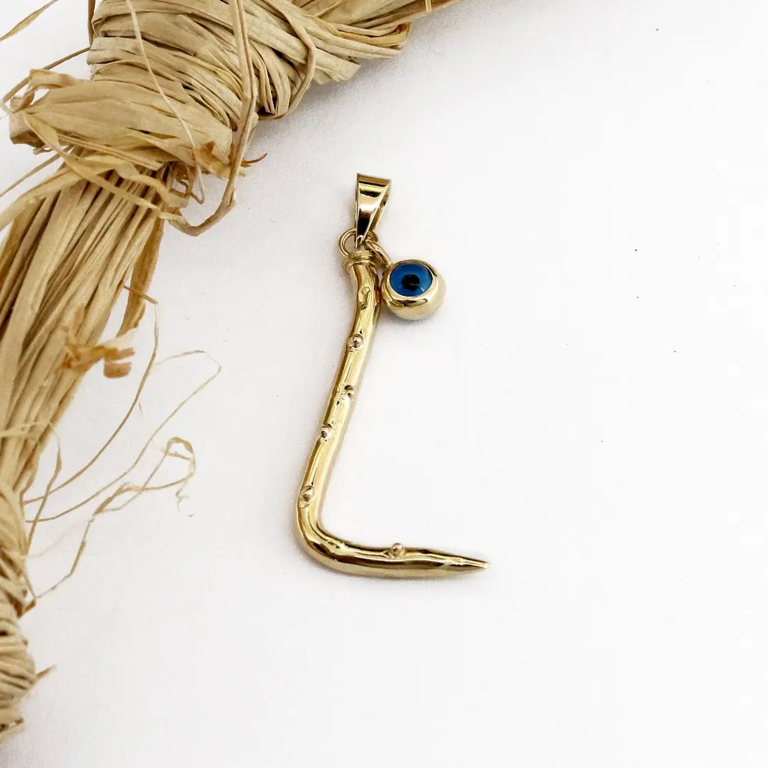 Initial Necklace Pendant L Initial