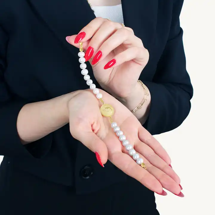 Ata Çeyrek Liralı İnci Bileklik