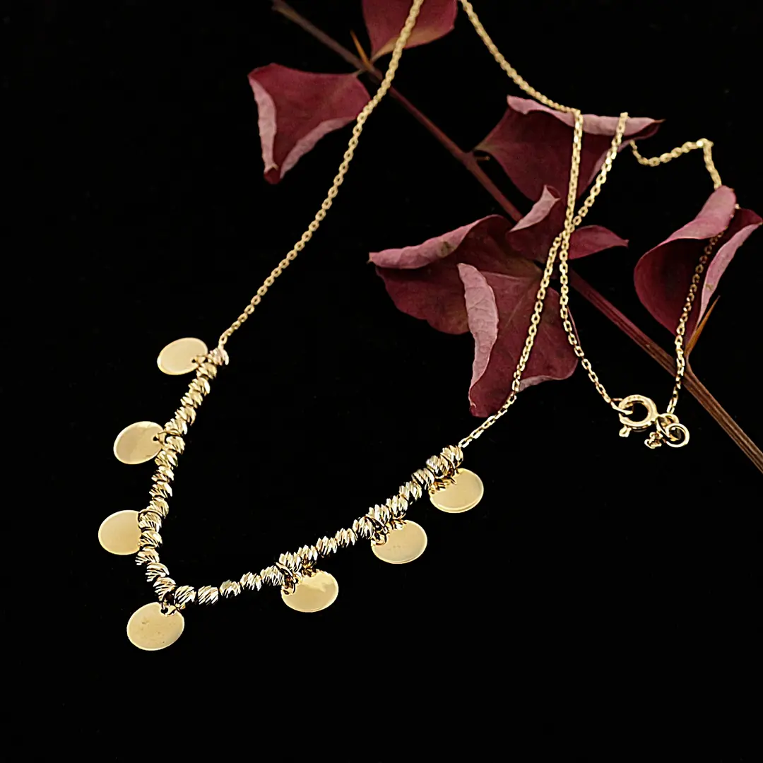 Sequinned Dorica Toplu Necklace