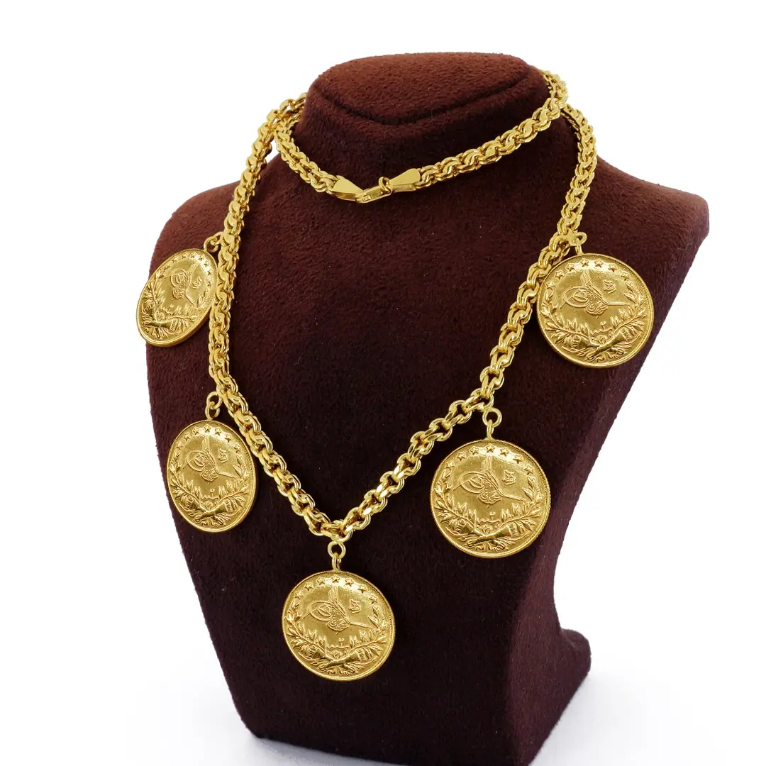 Reşat Tam Five Lira Coin Necklace