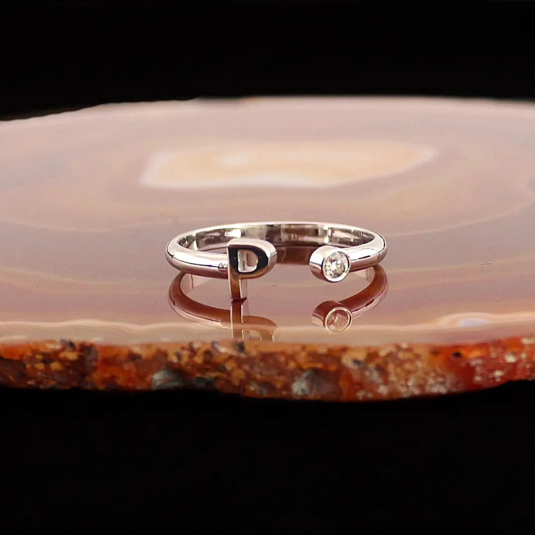 Diamond Ring P Initial