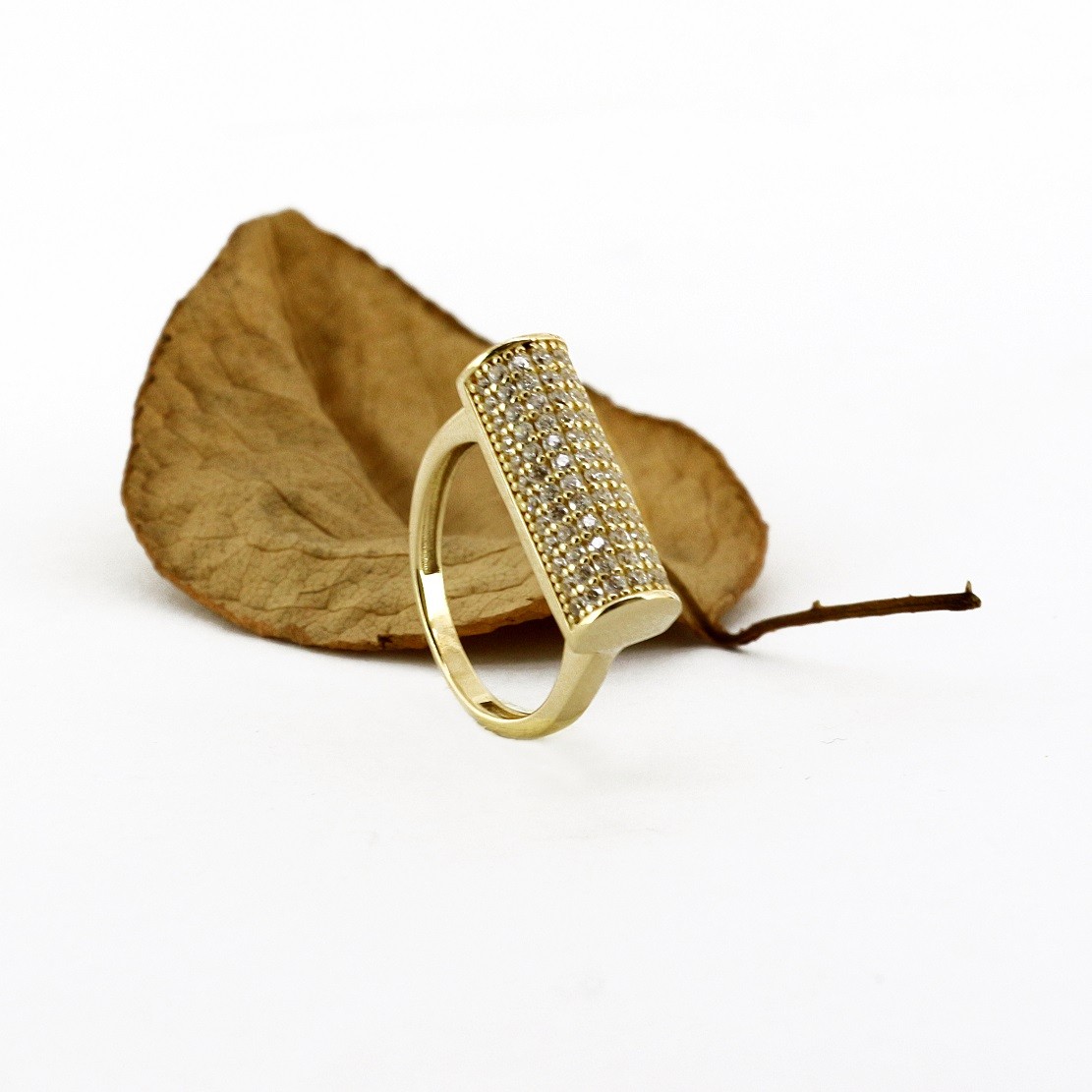 Gold Baguette Ring