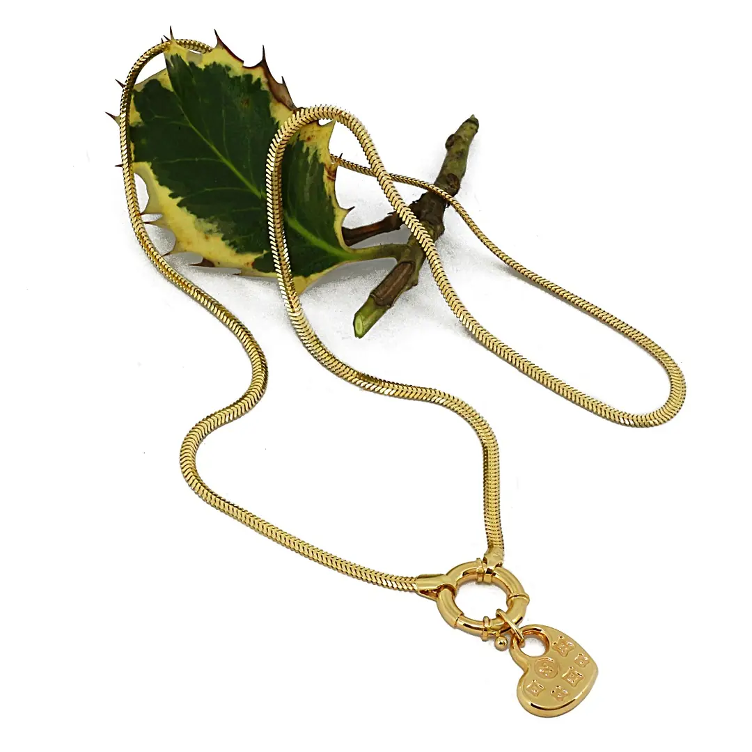 Heart Italian Chain Necklace