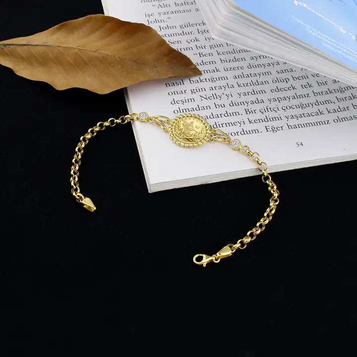 Reşat Çeyrek Liralı Dorika Çerçeveli Bileklik