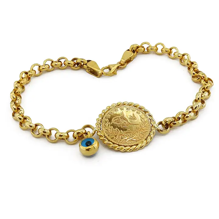 Reşat Çeyrek Liralı Nazar Boncuklu Bileklik