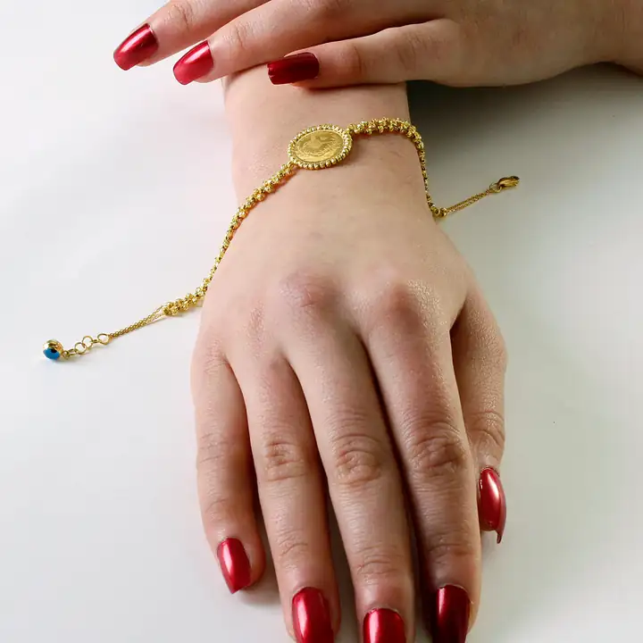 Reşat Çeyrek Liralı Dorikalı Toplu Bileklik