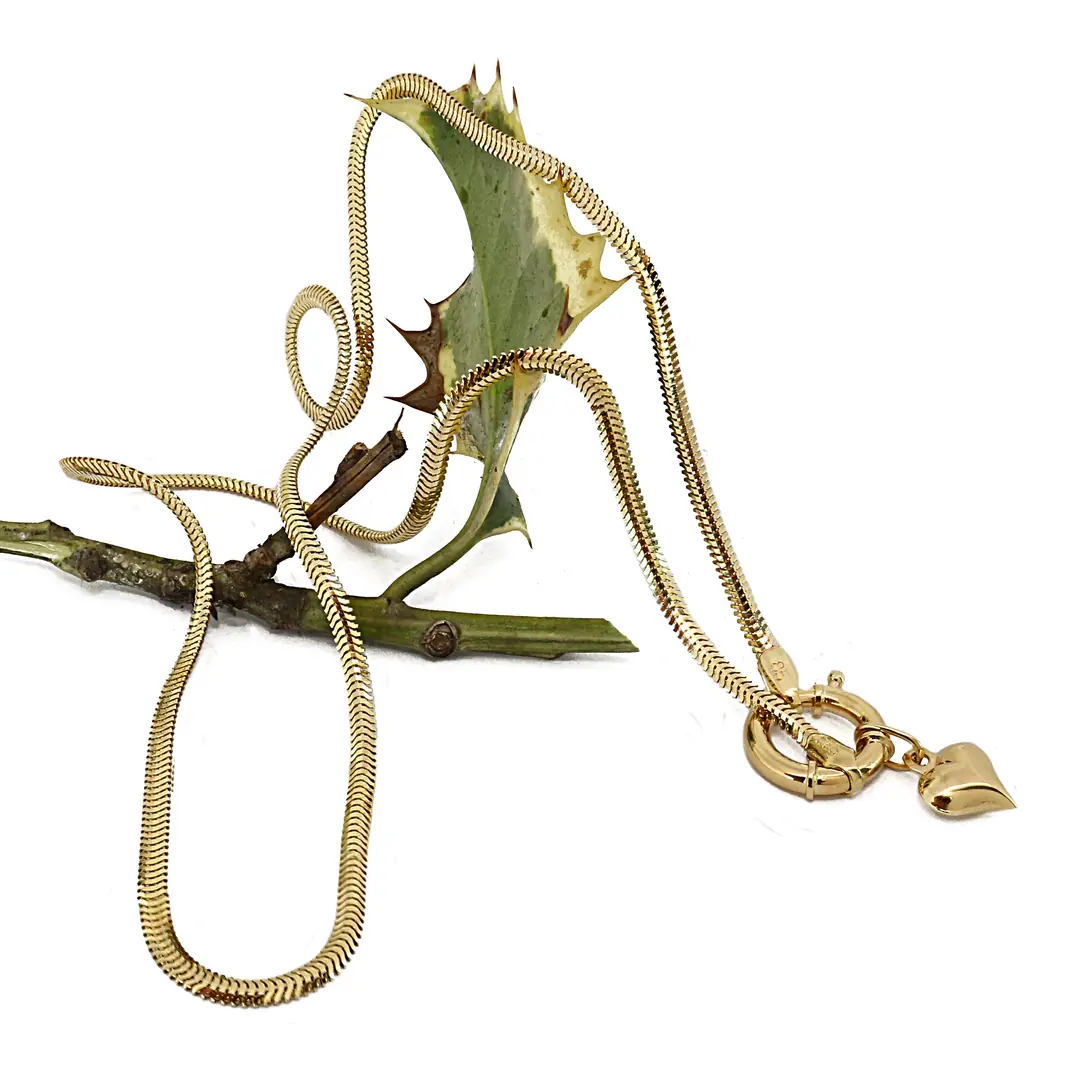Heart Italian Chain Necklace