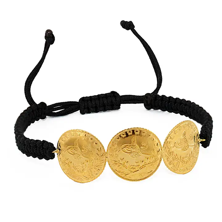 Reşat Çeyrek Üç Liralı İpli Bileklik