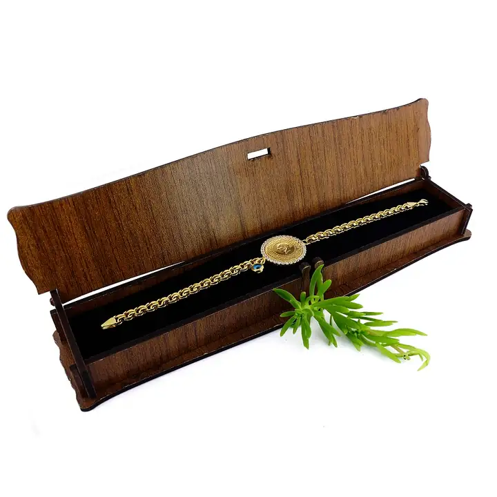 Ziynet Çeyrek Liralı Çerçeveli & Nazar Boncuklu Bileklik