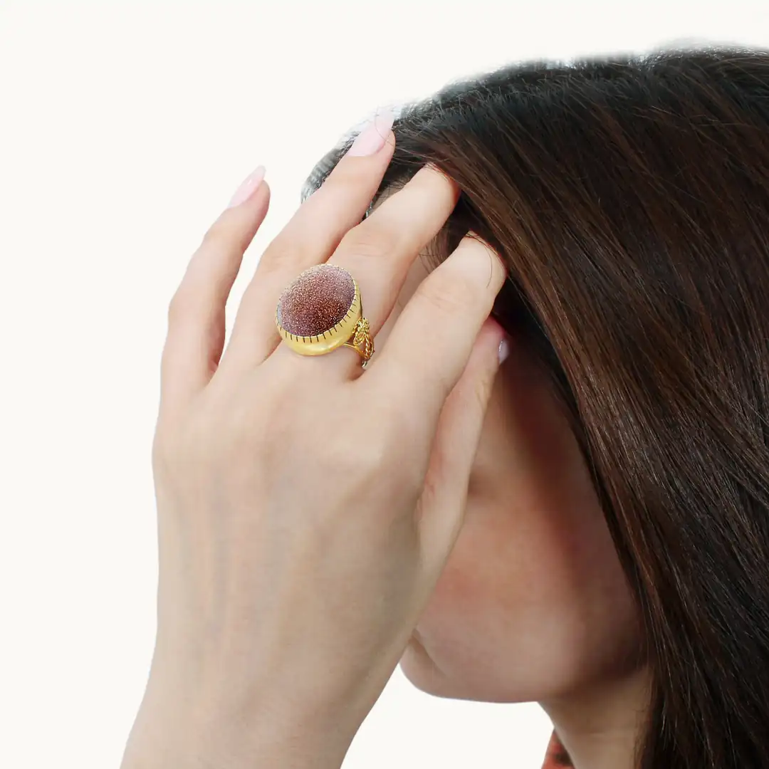Kumtaşı Handmade Gold Ring