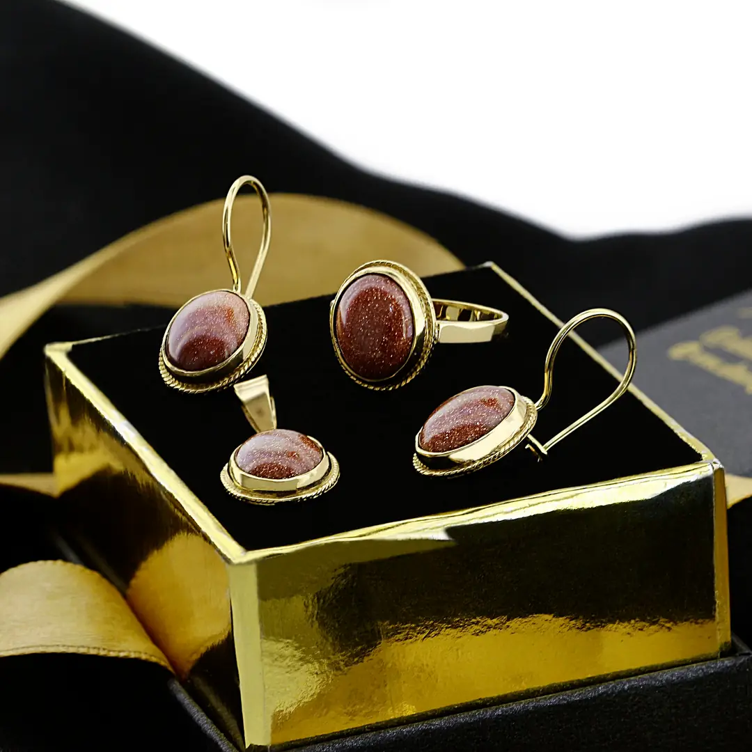 Kumtaşı Gold Set