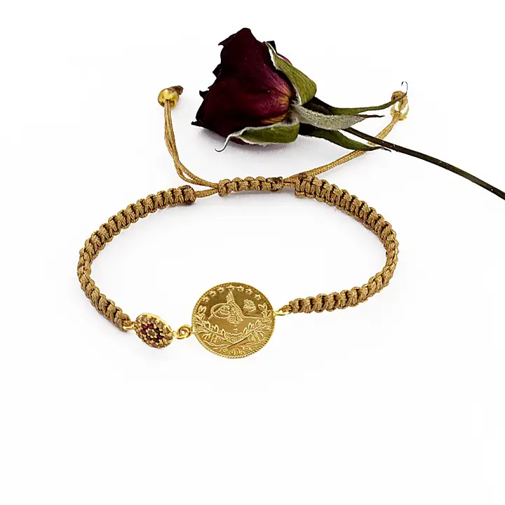 Reşat Çeyrek Liralı İpli Bileklik