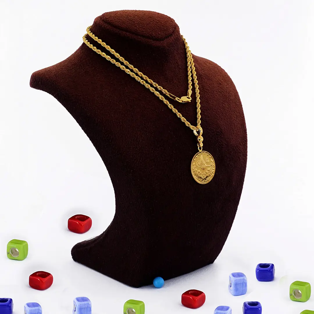 Reşat Half Lira Coin Chain Necklace