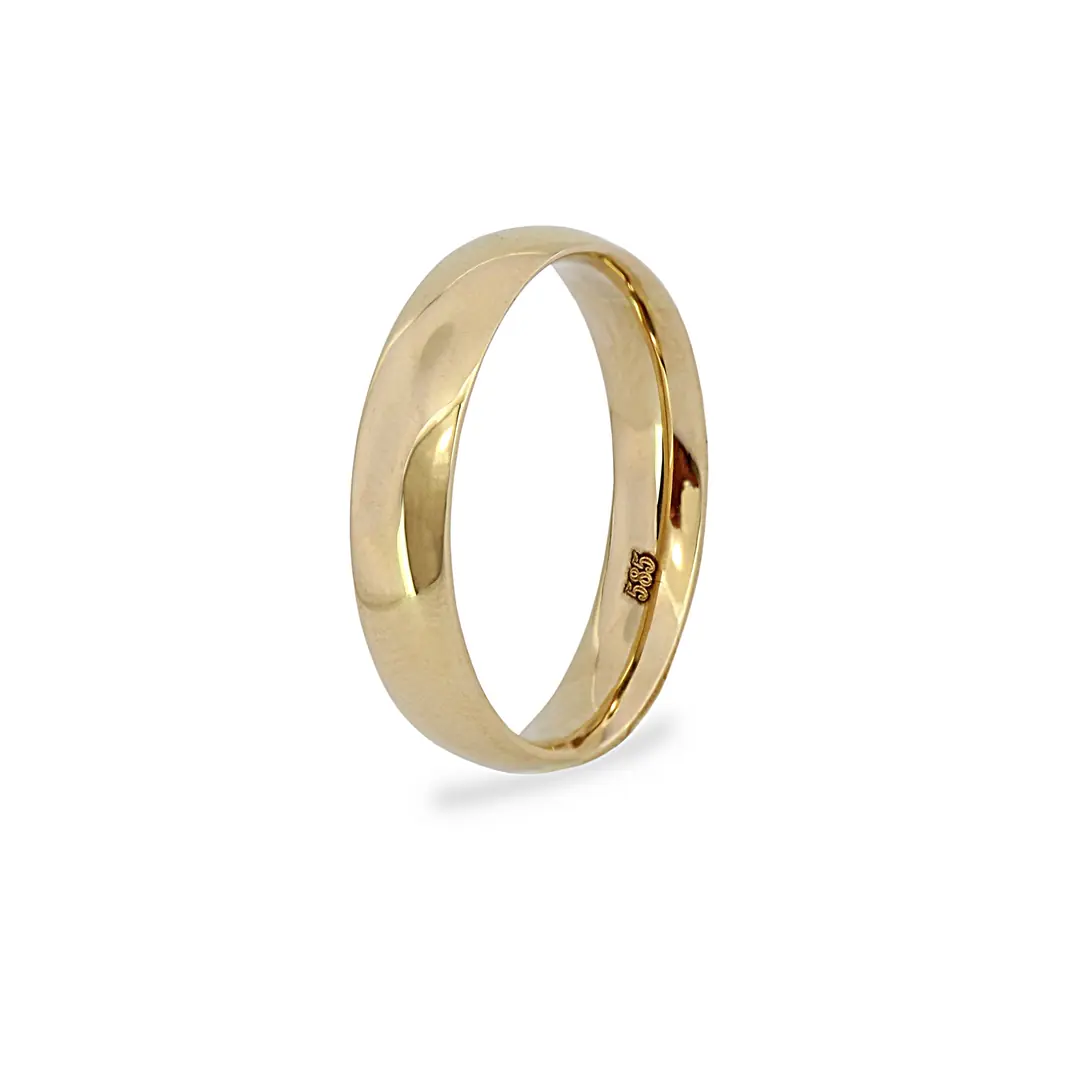 Klasik Plain Gold Wedding Ring