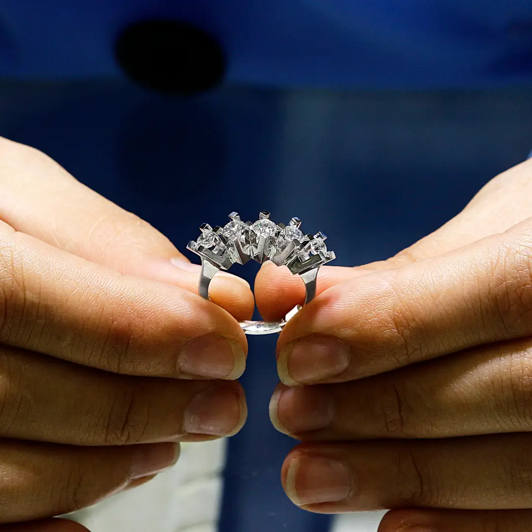 Diamond Five Stone Ring
