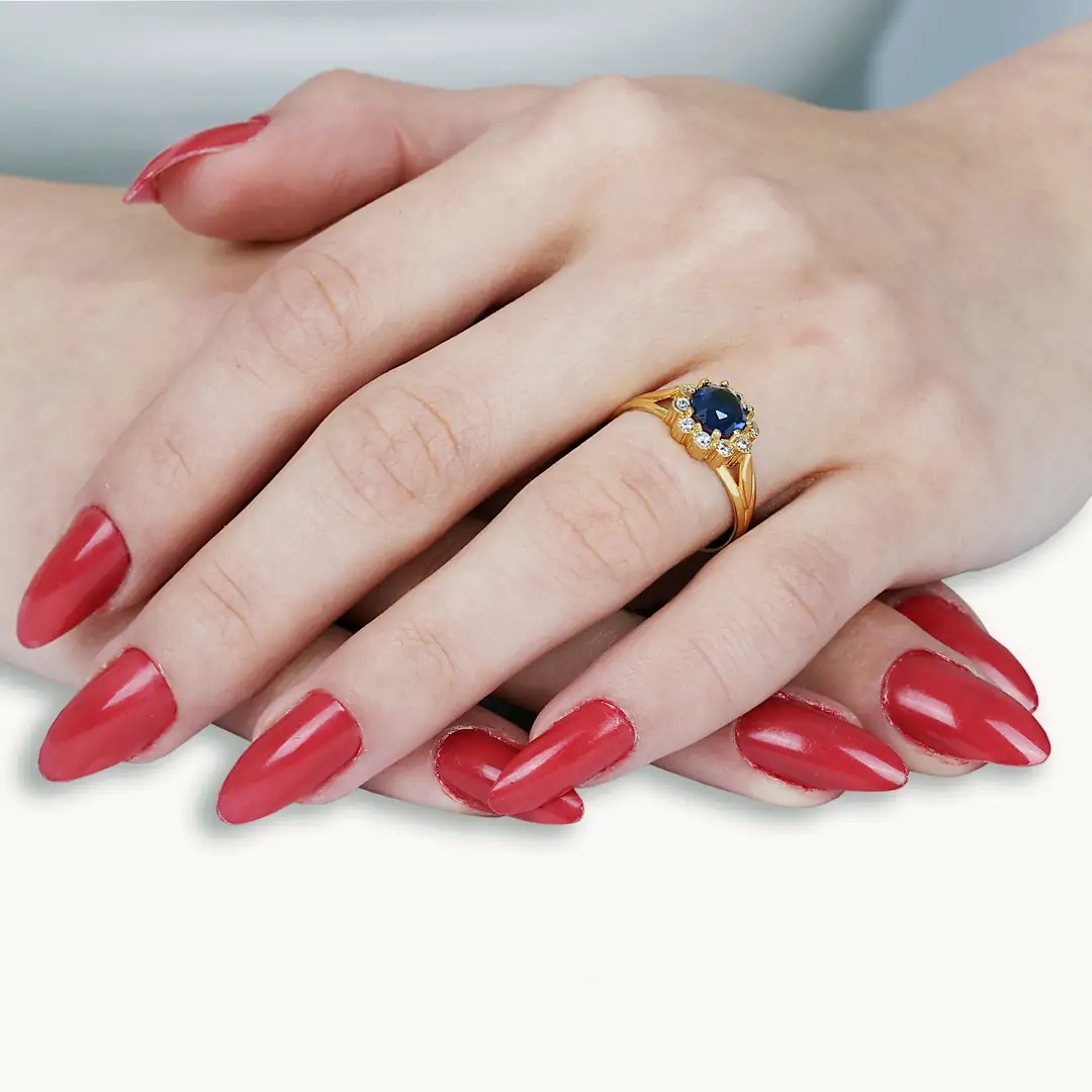 Blue Stone-set Ring