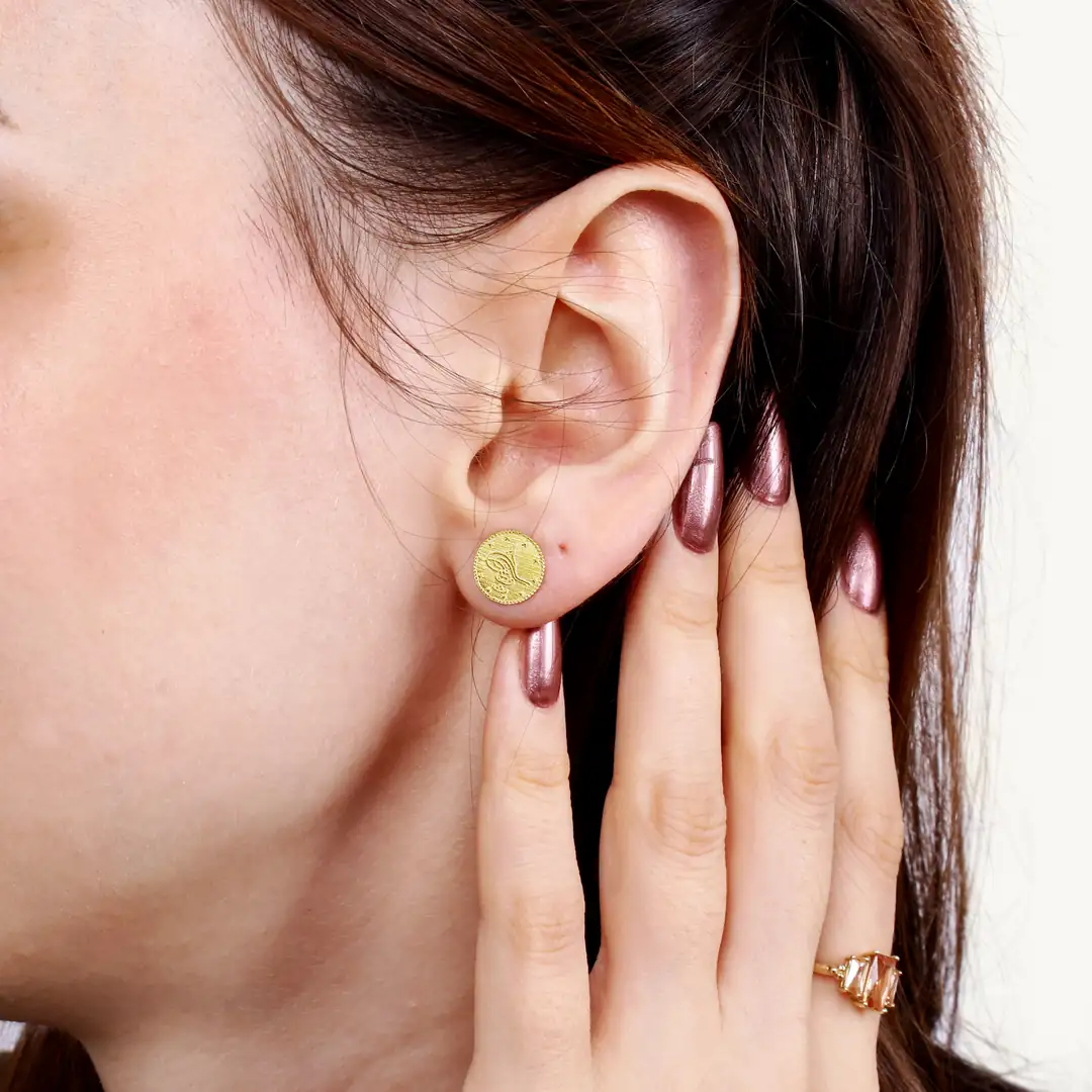 Reşat Tughra Baskı Earrings