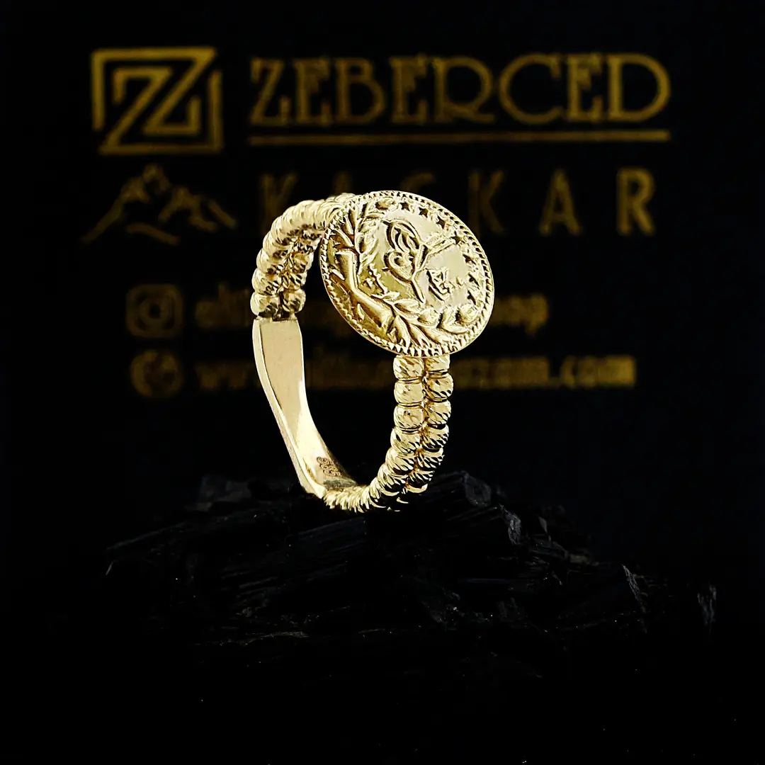 Reşat Baskı Lira Coin Dorica Ring