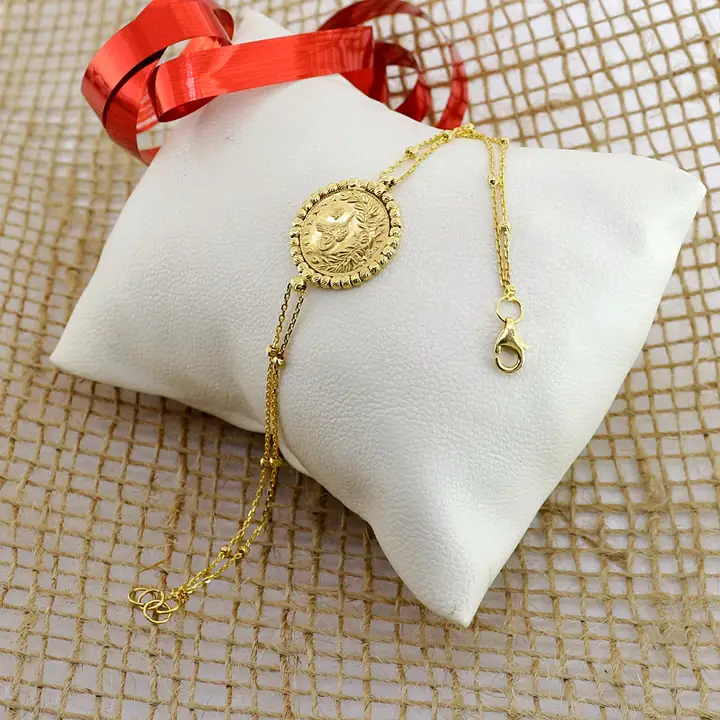 Reşat Çeyrek Liralı Çerçeveli Bileklik