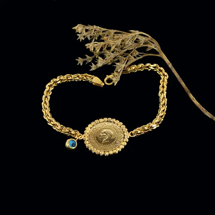 Ziynet Çeyrek Liralı Dorika Çerçeveli Bileklik