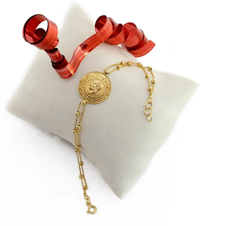 Ziynet Çeyrek Liralı Dorika Toplu 22 Ayar Bileklik