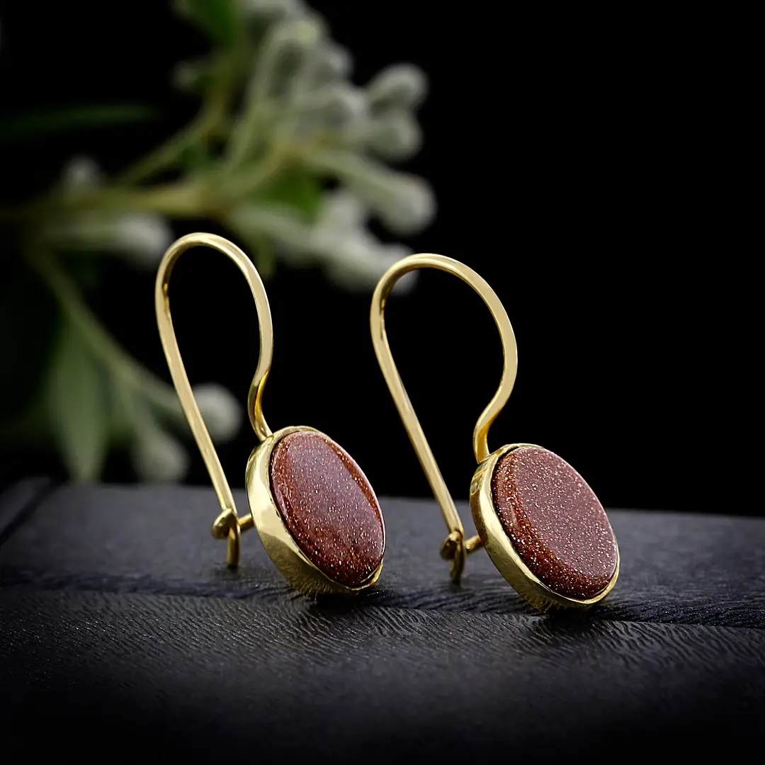 Kumtaş Gold Earrings