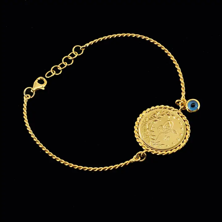 Reşat Yarım Liralı Burgulu Bileklik