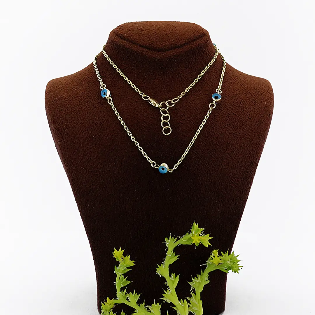 Evil Eyelu Chain Eye Necklace
