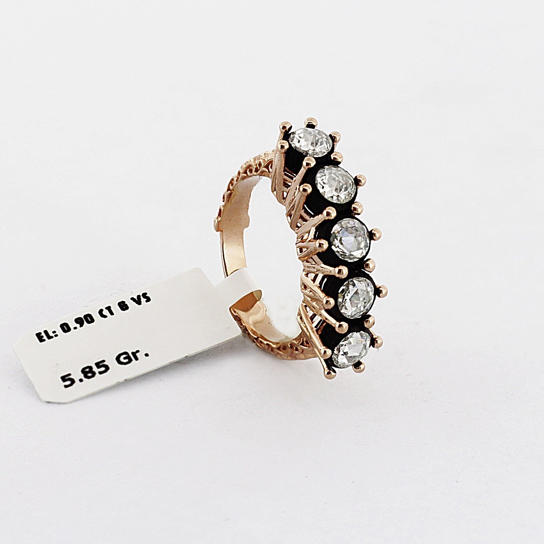 Diamond Five-stone Gold Ring