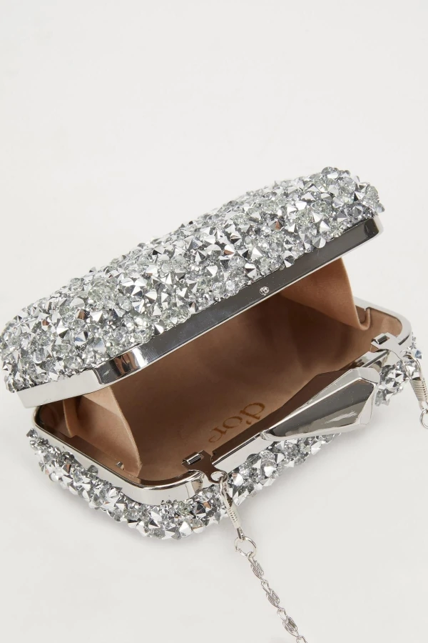 Levidor ​​​Kare Taşlı Abiye El Çantası 930190