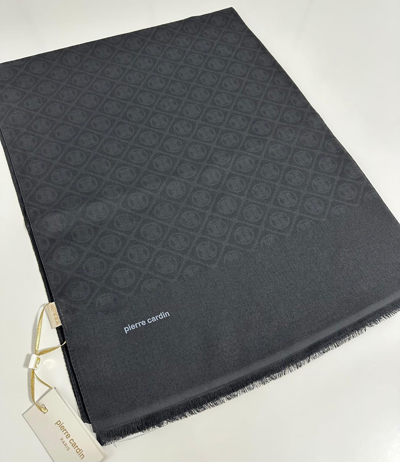 Pierre Cardin Elegans Monogram Şal-75 X 190-090700-911 Siyah