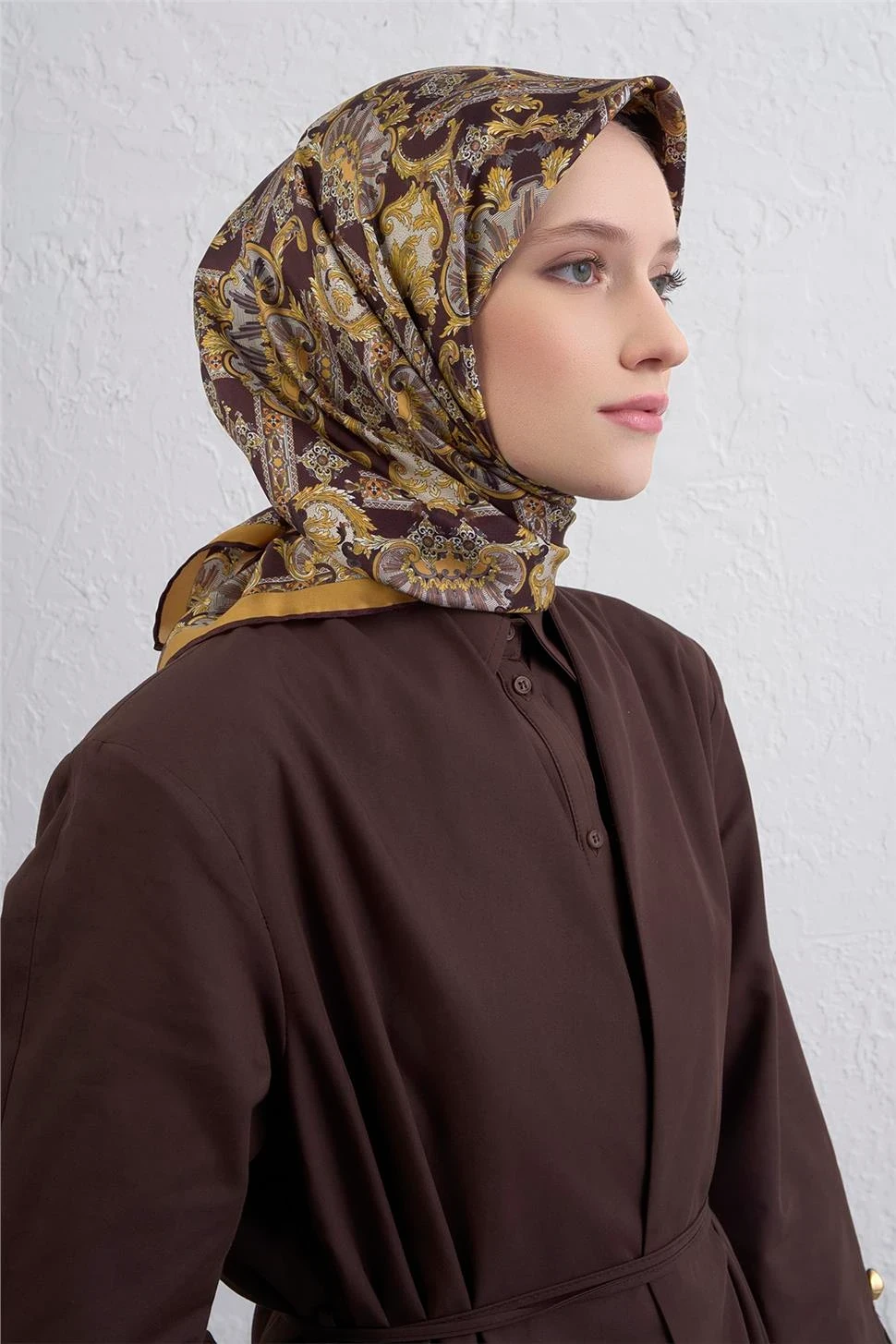 Armine Sura İpek Eşarp -2025/2026 -9416