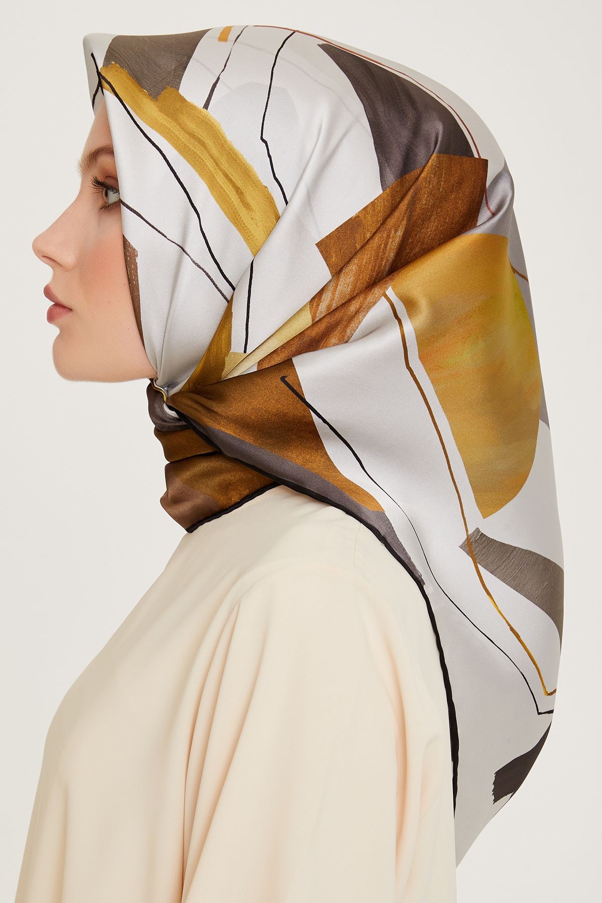 ARMİNE DJ SAF İPEK EŞARP 9241D (S)-36