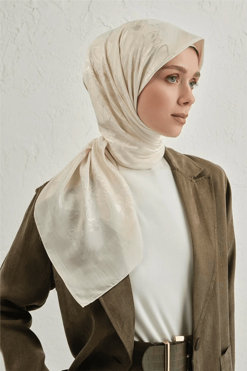 Armine Floş Pamuk Eşarp 1