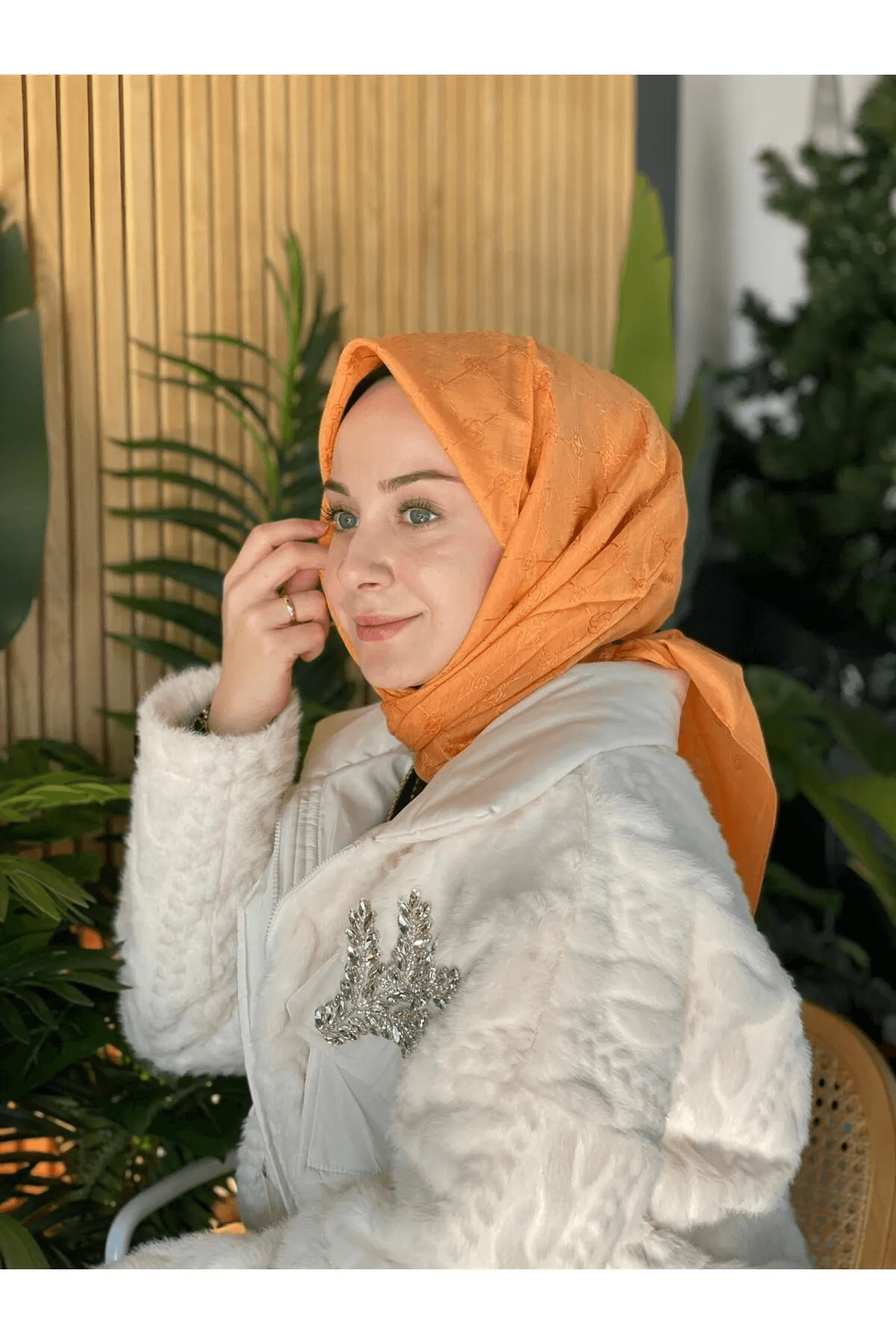 Aker Koza %50 Floush %50 Cotton Eşarp -1050950-02