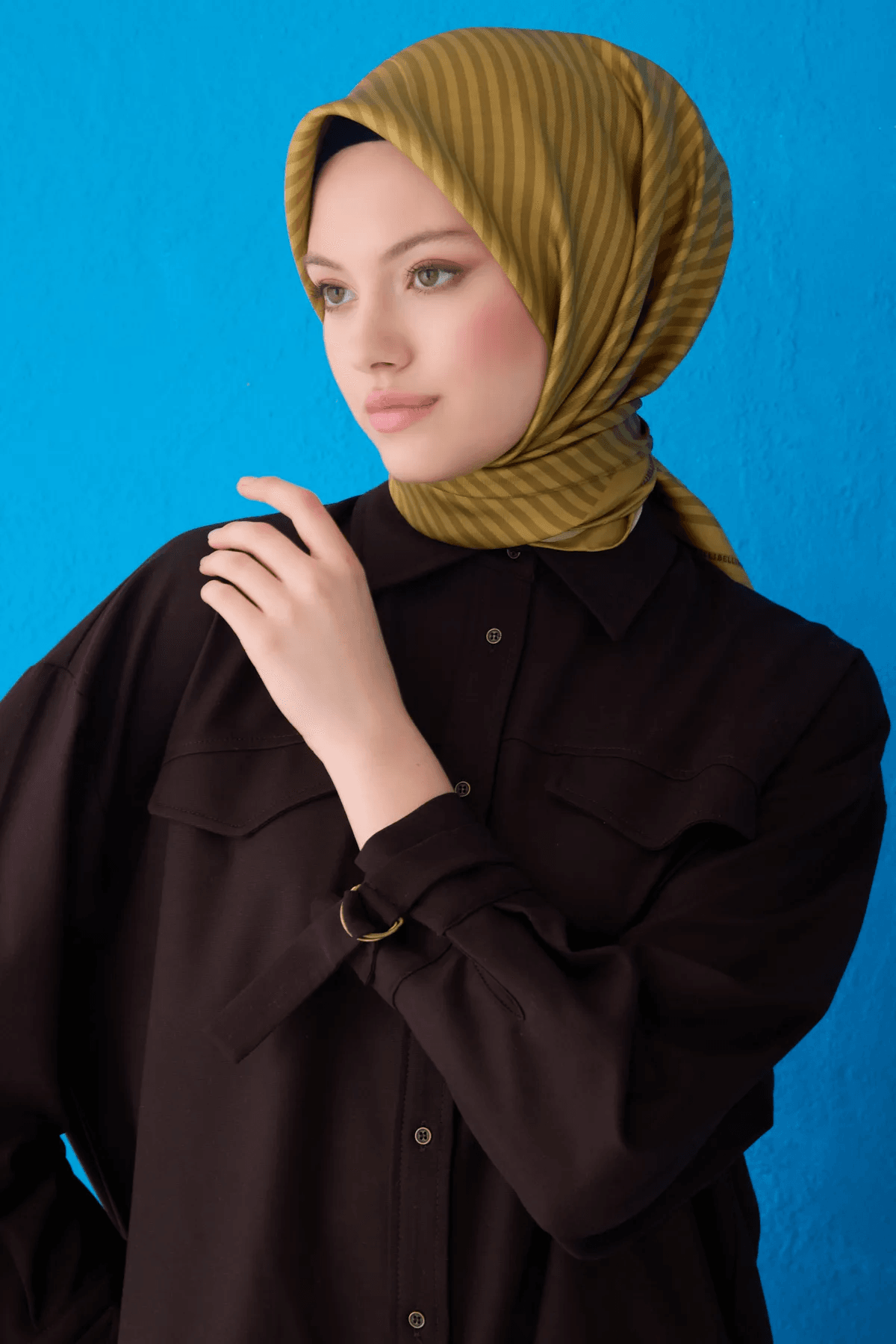 Belli Saf İpek Eşarp 4115D( Sura İpek) -06