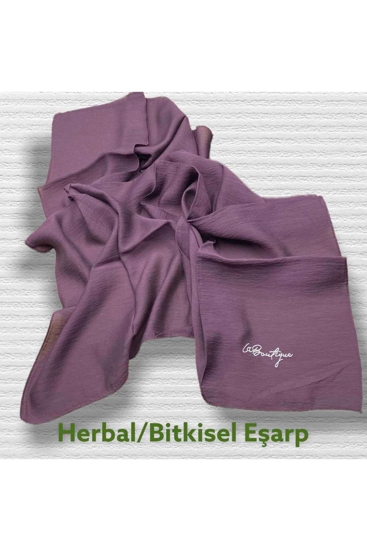 Herbal Bitkisel Pamuk Eşarp İncir