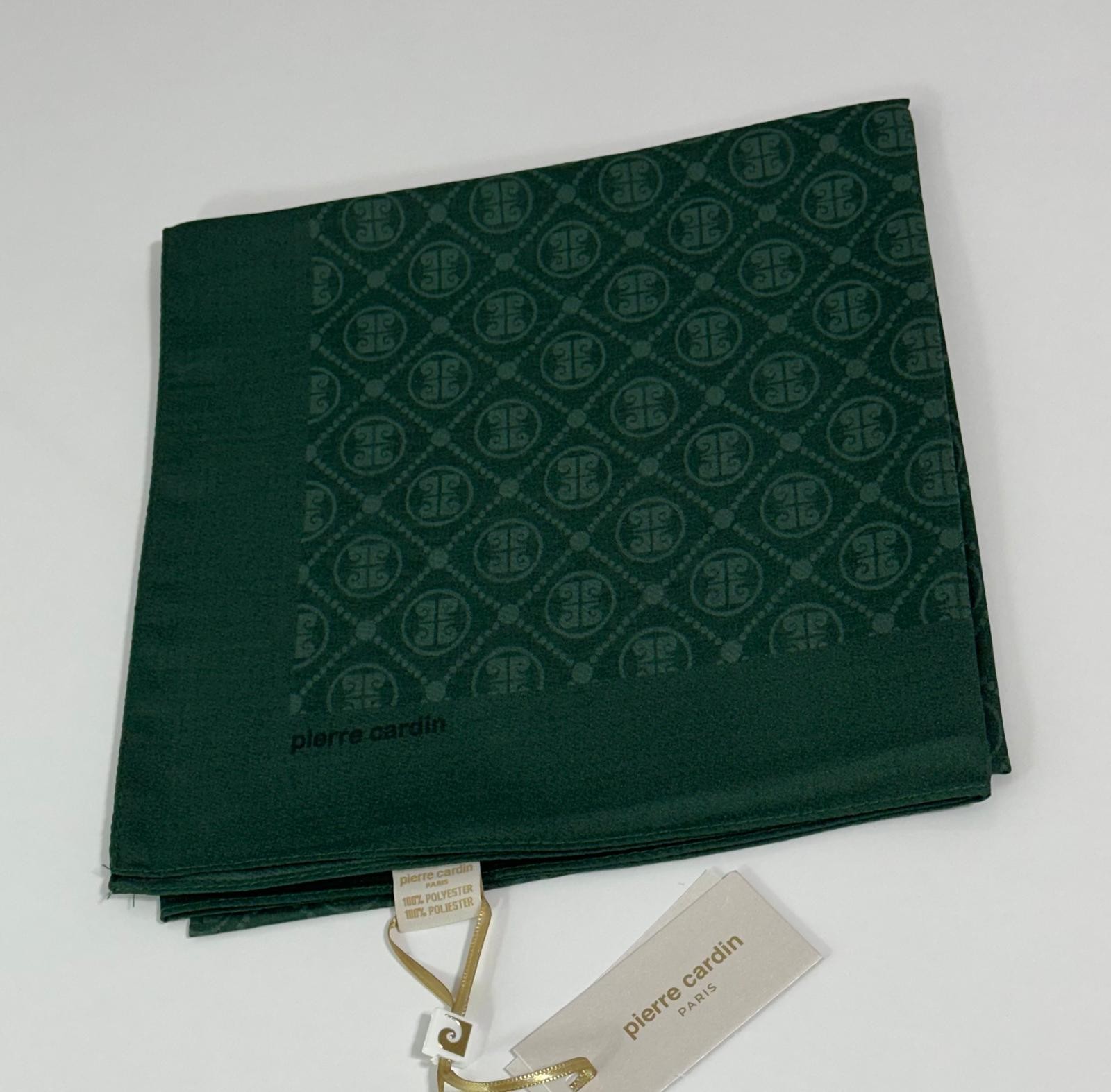 Pierre Cardin Elegans Monogram Eşarp - 1090750 -953 Zümrüt Yeşili