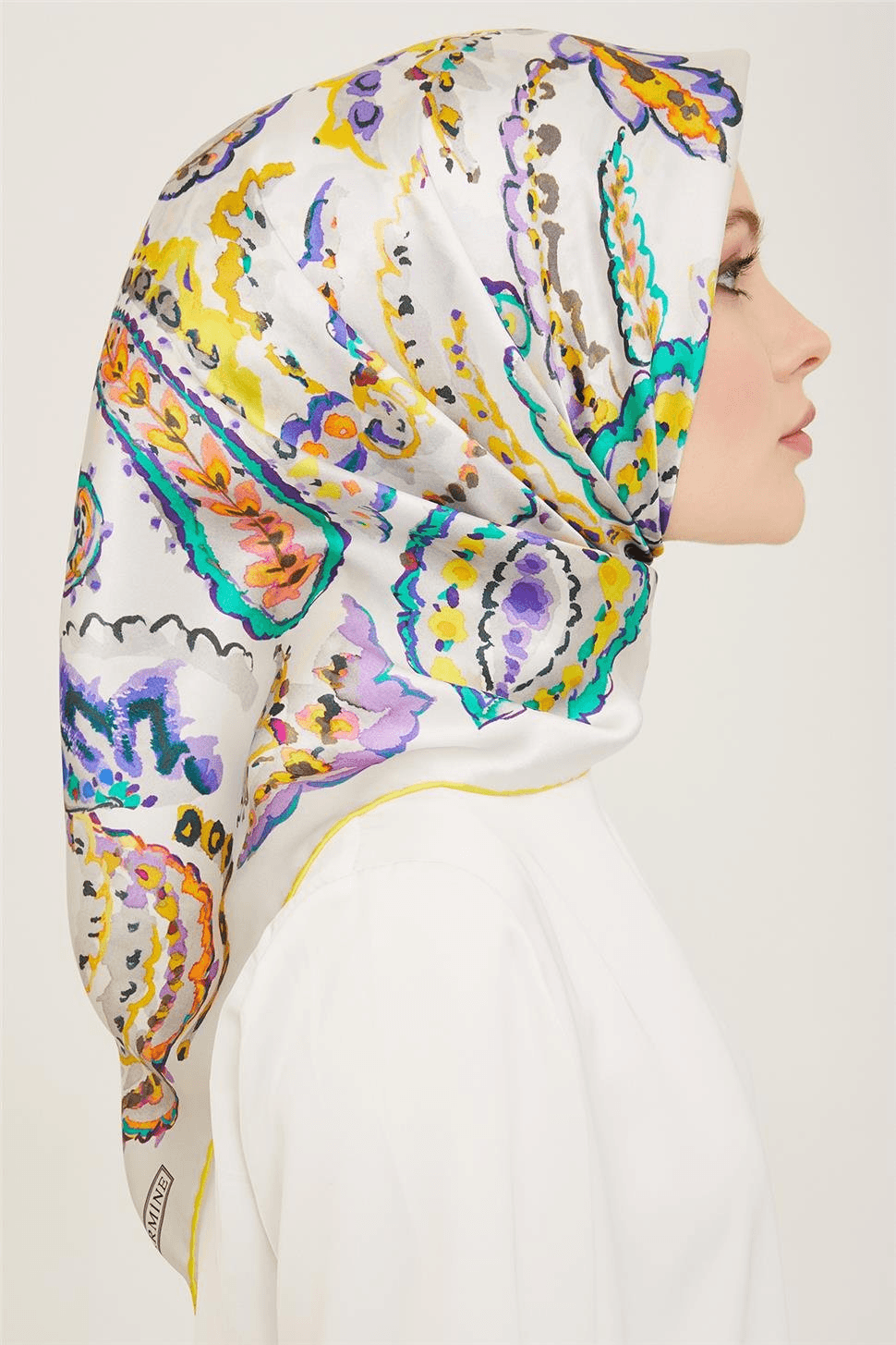Armine Sura İpek Eşarp 9130D (S)-83